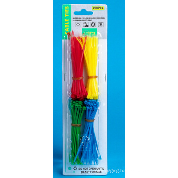 3.6*180 with Nylon Cable Ties, White, Blue, Red Color